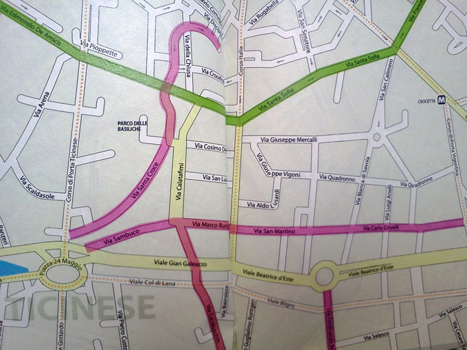 AreaBC - Milano Bike Map